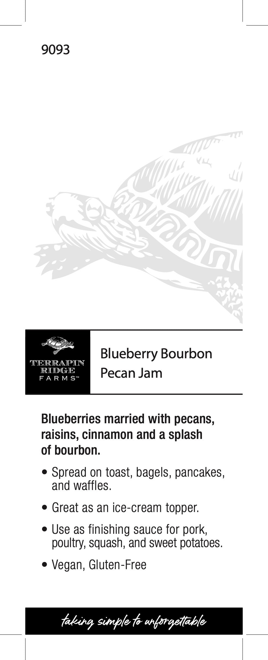 *Jam - Blueberry Bourbon Pecan