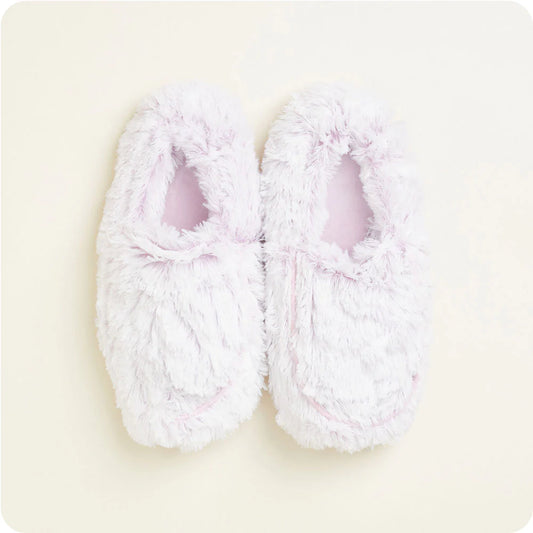 *Warmies Slippers Marshmallow Lavender