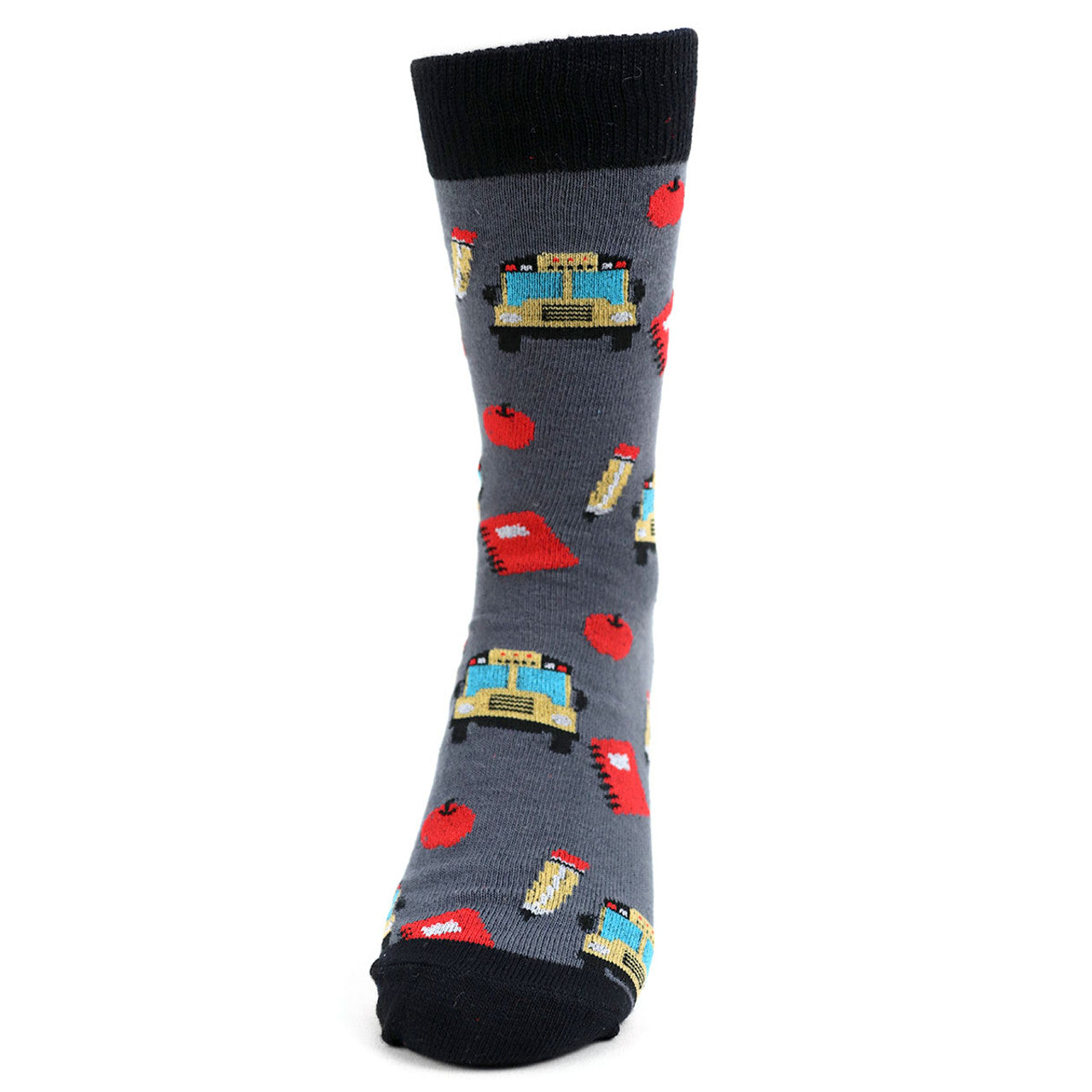 *Women's Back to School Novelty Socks Grey