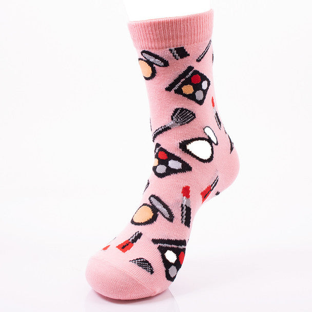 *Women's Make-up Novelty Socks