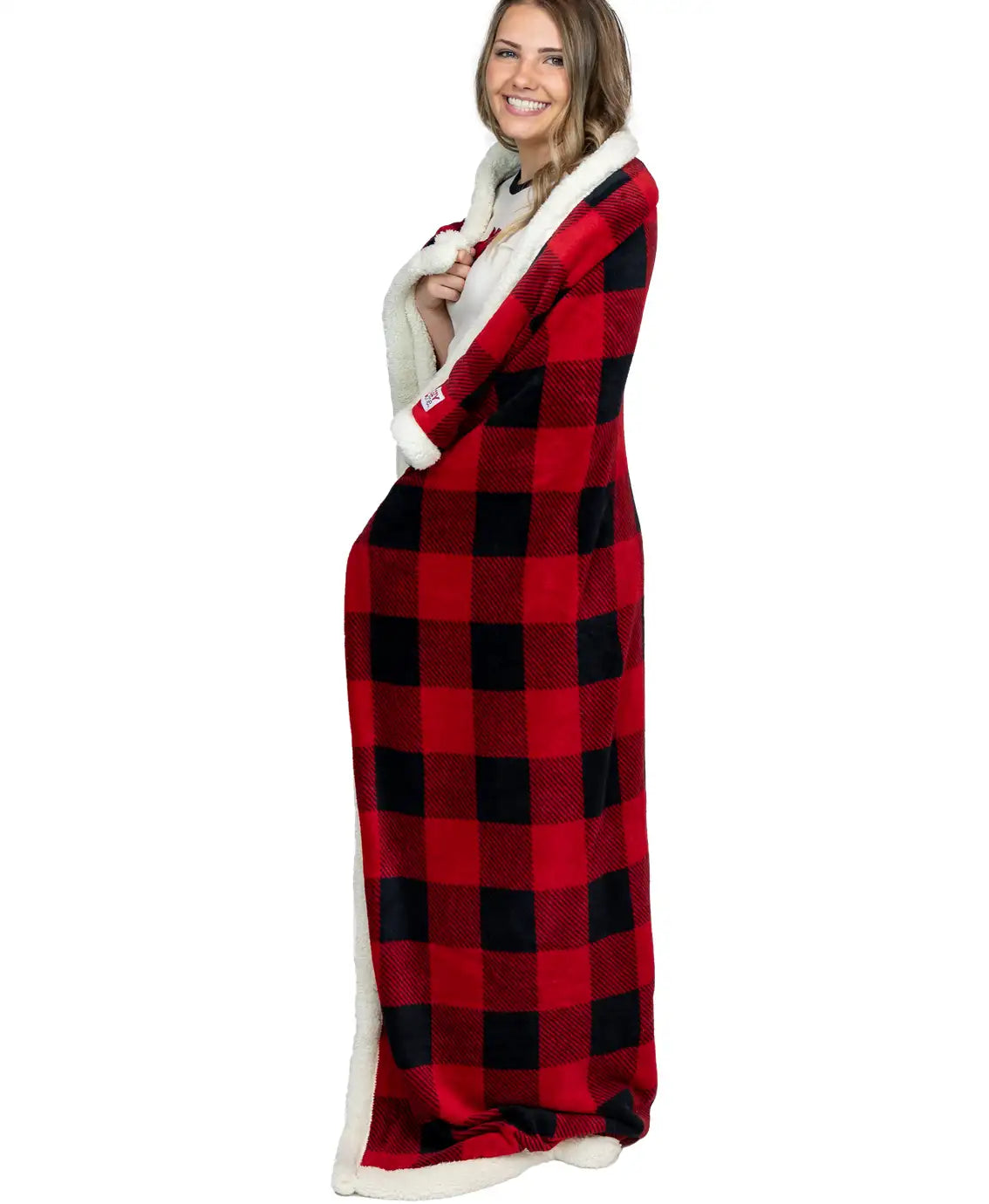 *Sherpa Blanket - Buffalo Plaid