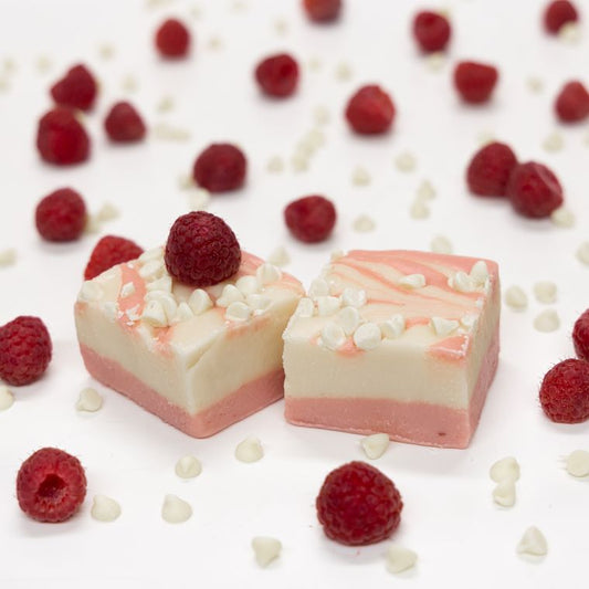 *Fudge - White Chocolate Raspberry Truffle (1/2 lb Package)