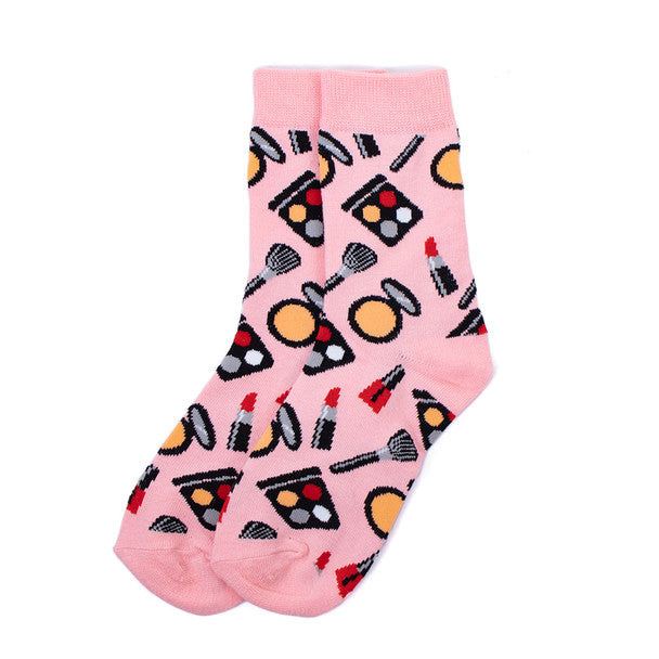 *Women's Make-up Novelty Socks